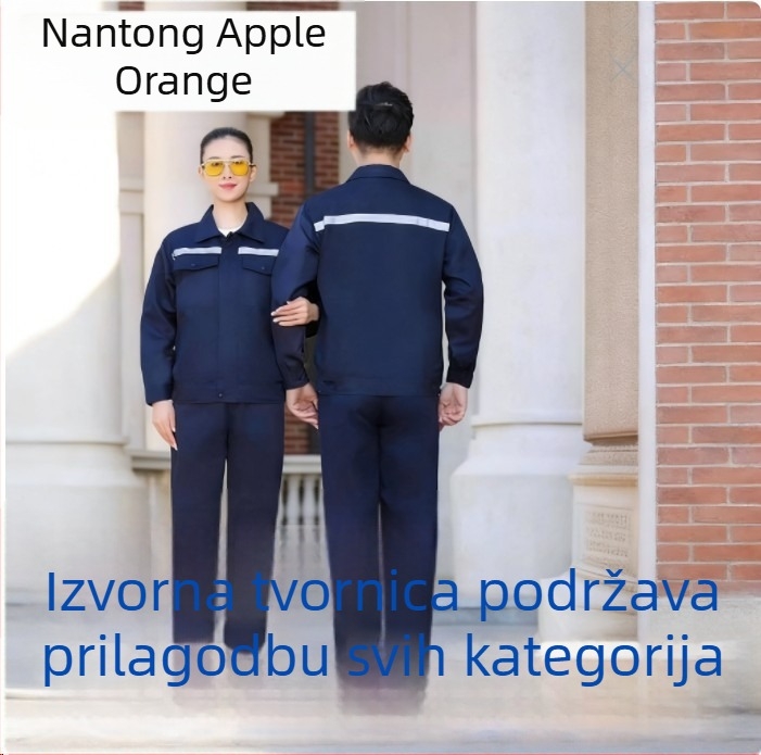 Radni komplet s dugim rukavima i reflektirajućim trakama za proljeće i jesen, izdržljivo radno odijelo za automehaničare i električare