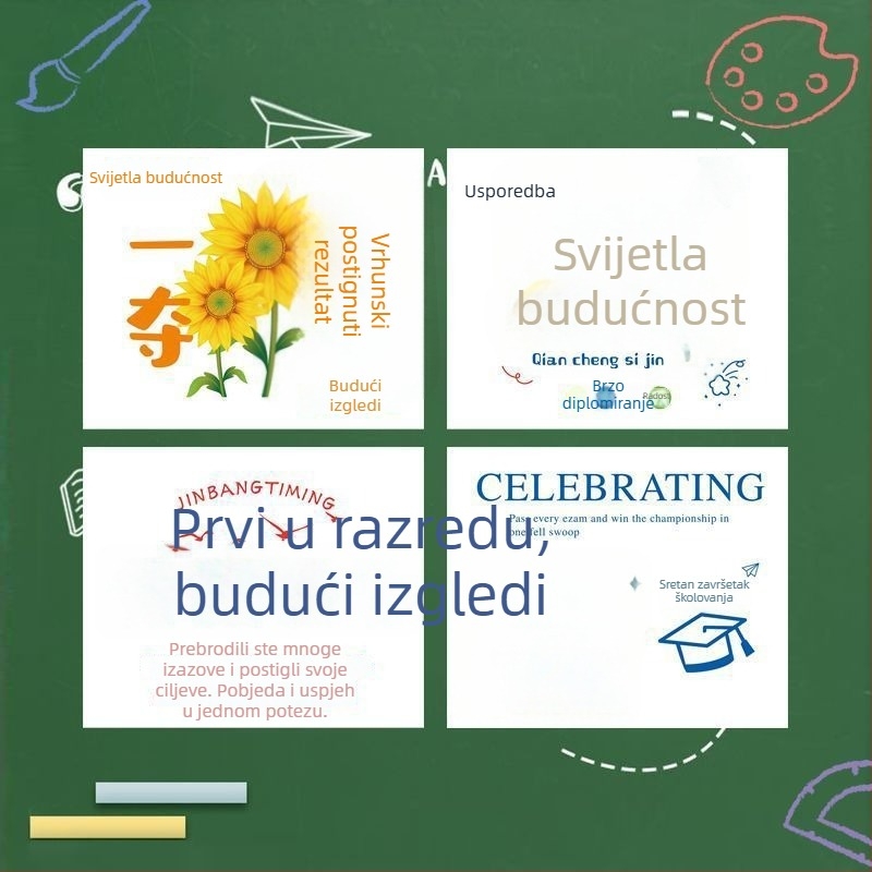 Čestitka za uspjeh na ispitima i maturi, uz želje za svijetlu budućnost