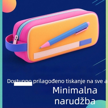 Školska pernica velike kapacitete, jednostavnog dizajna, unisex, za učenike srednje škole i gimnazije