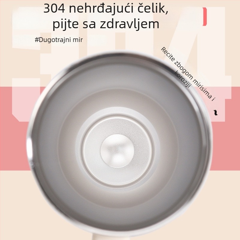 Izolirana čaša od 304 nehrđajućeg čelika, velika kapaciteta 40 oz, s ručkom i slamkom
