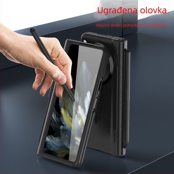 Zaštitni kućište za Samsung Z Fold6 s otpornošću na pad i film za srednji osovinski sklop s olovkom za OPPO Find N3, model X5