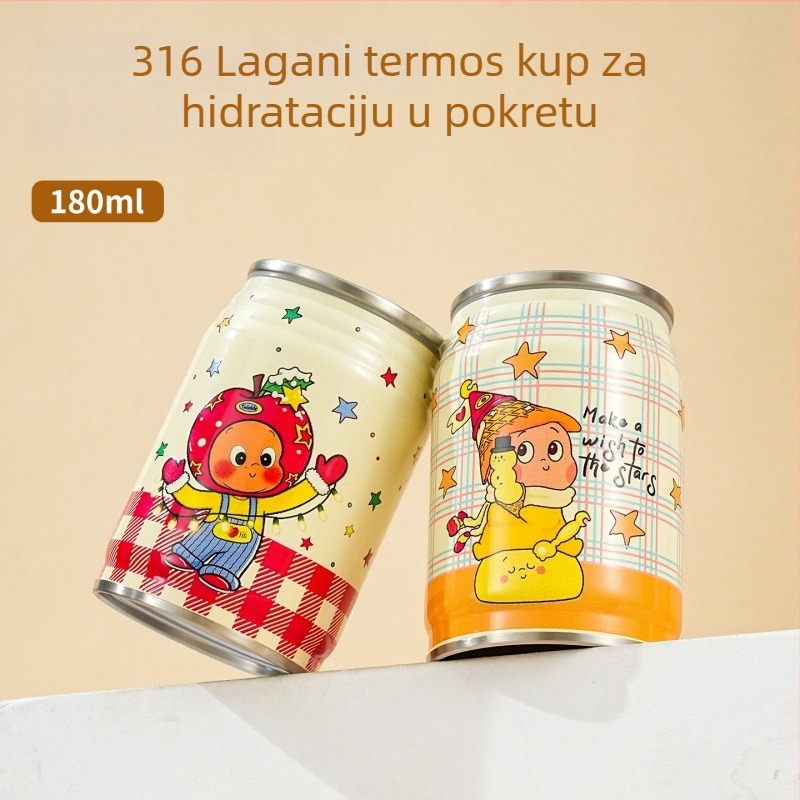 Star People 316 nehrđajući čelik izolirana šalica, dvostruki zid, mini prenosna džepna šalica za kućnu uporabu