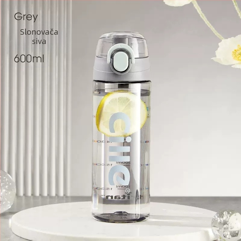 Hi. le Tritan čaša za vodu za učenike, prenosna i otporna na padove, sportska plastična čaša s otiskom logotipa