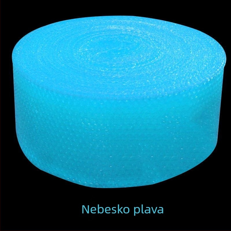 Srcolik film za zračnu jastučicu, iz novog materijala – ekološka pjena za pakiranje; rola plastične ambalaže s mjehurićima, ekstra debeli mjehurić film, širina 20 cm