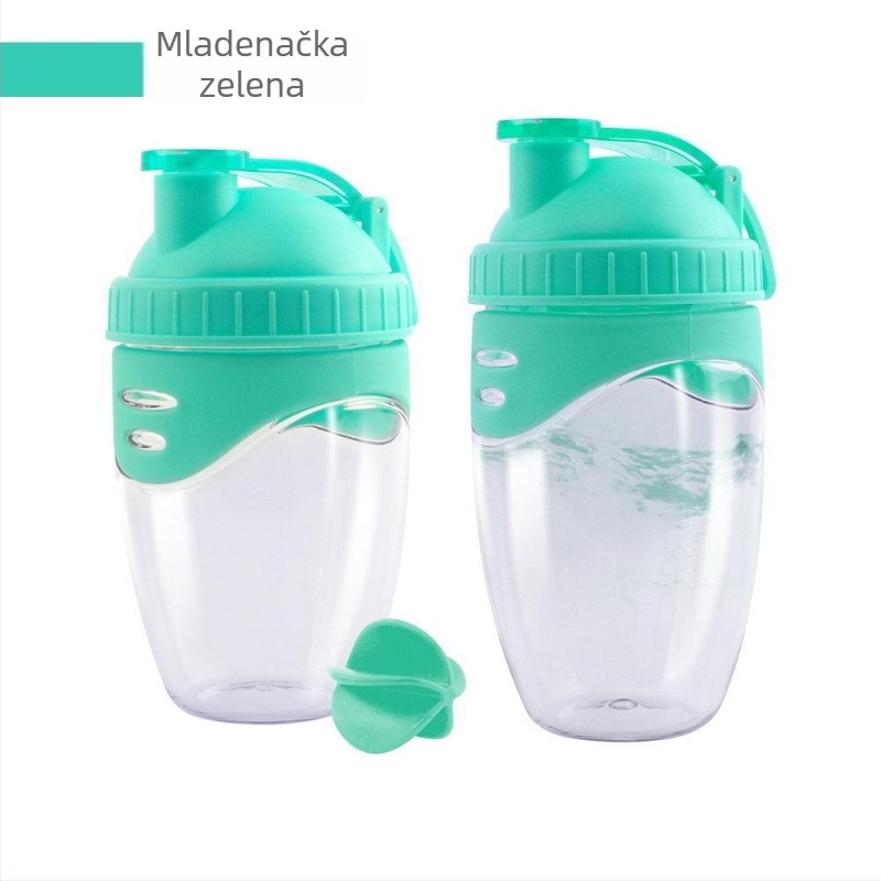 500/700 ml otporan na visoke temperature šejker za vanjske sportove, plastična čaša za milkshake sa kuglicom za miješanje, čaša za proteinski prah