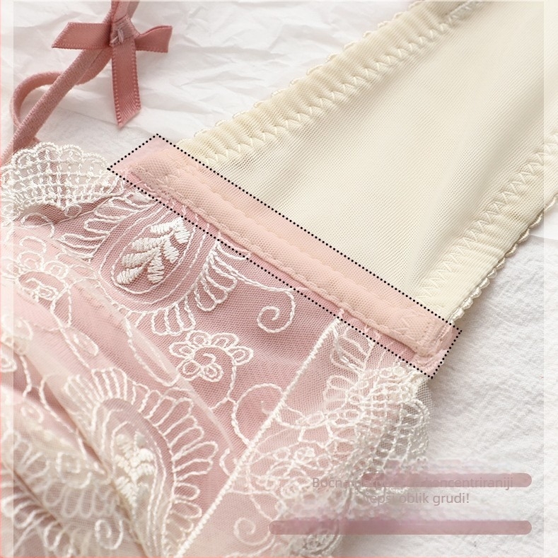 Japanski stil bez ojačanja, bez naramenica, push-up, tubasti top, podesiva veličina – set