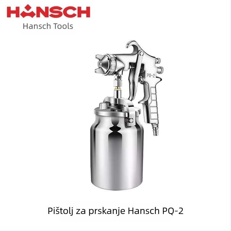 Hanshi W-71 pneumatski pištolj za prskanje namještaja i auto-boje, visoka atomizacija, raspršivač voda-u-vodu