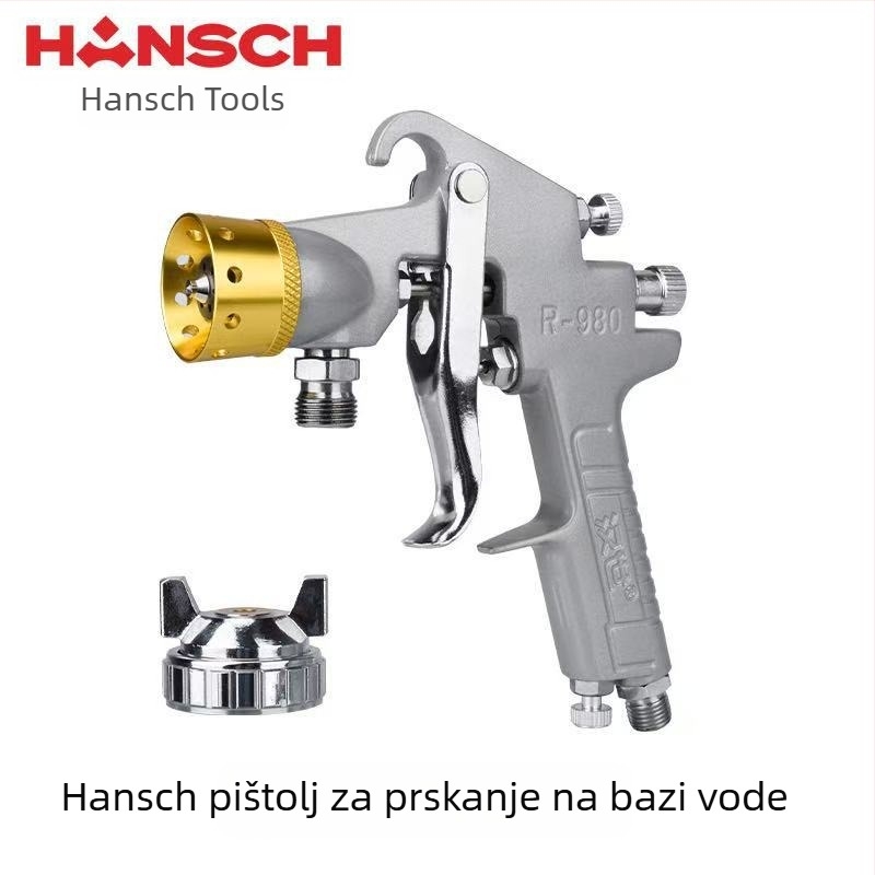 Hanshi W-71 pneumatski pištolj za prskanje namještaja i auto-boje, visoka atomizacija, raspršivač voda-u-vodu