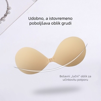 Warm grudnjak bez naramenica, košarice mango – od mreže u oblaku, prozračan i nevidljiv