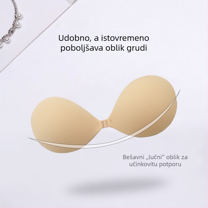 Warm grudnjak bez naramenica, košarice mango – od mreže u oblaku, prozračan i nevidljiv