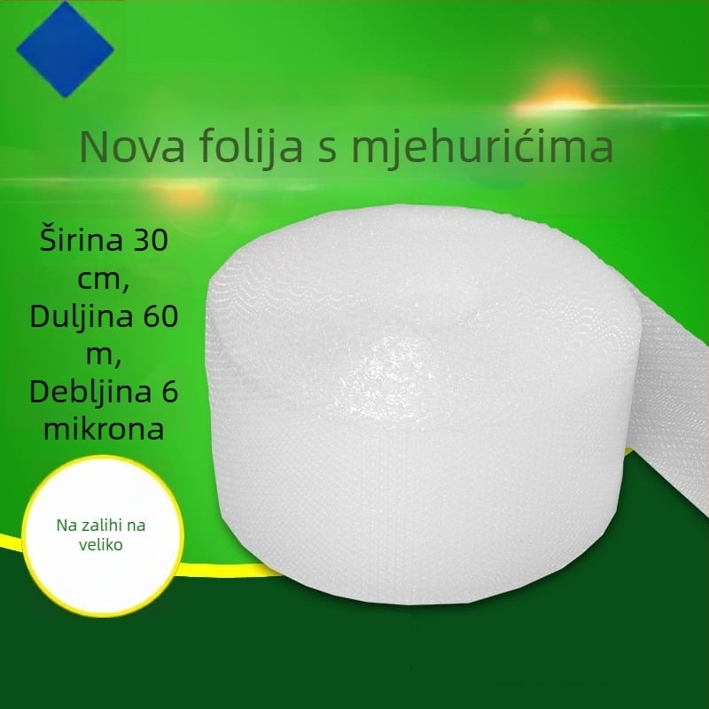 LDPE mjehurična folija, širina 30 cm, antistatična, duljina 40–110 m
