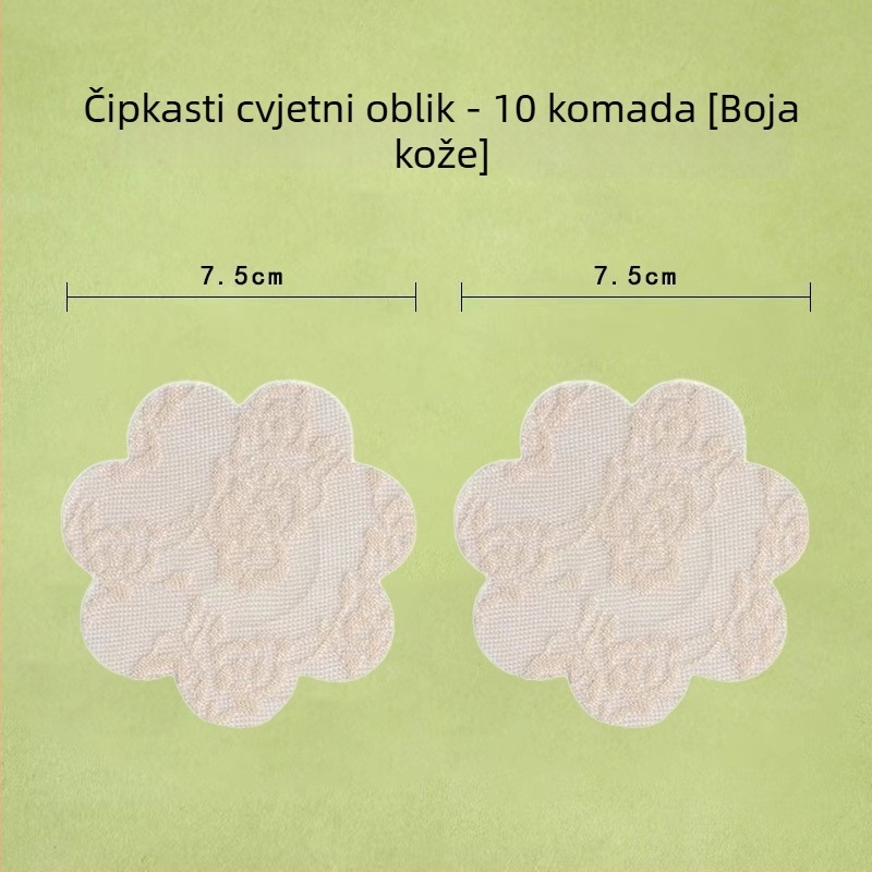 Čipkaste pločice za grudi za žene - tanke, podizanje, nevidljive bradavice, za vjenčanicu, male grudi