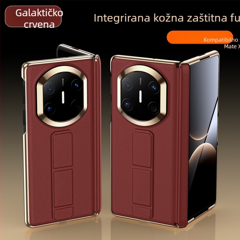 Kožna futrola za Huawei Mate X7 s magnetskim držačem, integriranim zaštitnim zaslonom i narukvicom – X7 Izdanje kolekcije