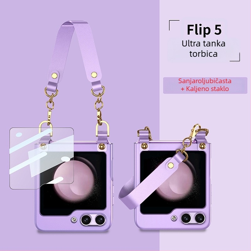 GKK novi model ultra-tanki kućište za Samsung Z Flip5 – ženstveni modni dizajn, kreativan stil
