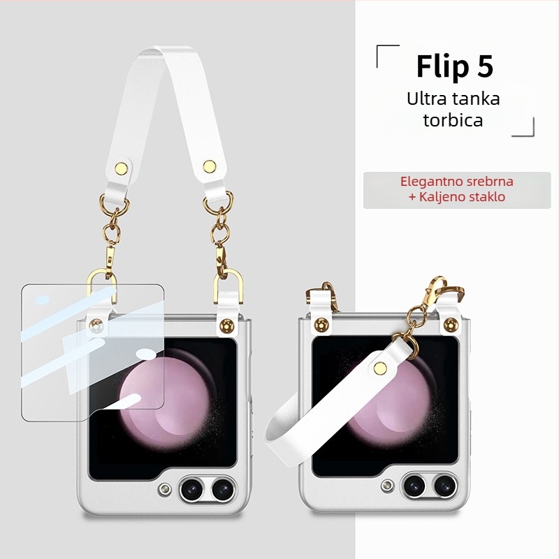 GKK novi model ultra-tanki kućište za Samsung Z Flip5 – ženstveni modni dizajn, kreativan stil