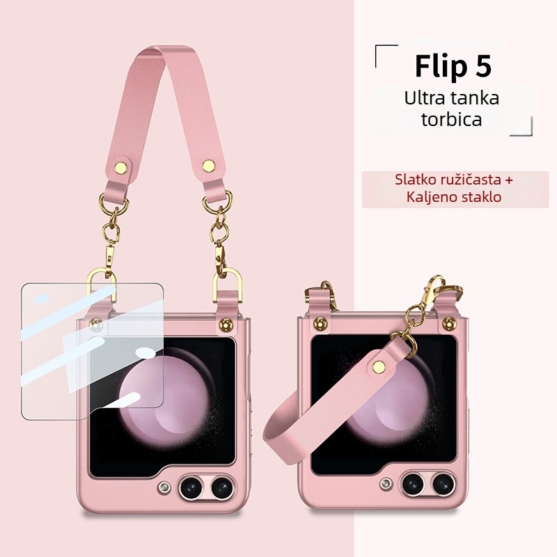 GKK novi model ultra-tanki kućište za Samsung Z Flip5 – ženstveni modni dizajn, kreativan stil
