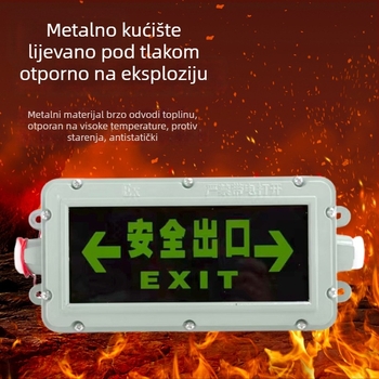 LED indikator izlaza s otpornošću na eksploziju, za hodnik, IP65, 220V