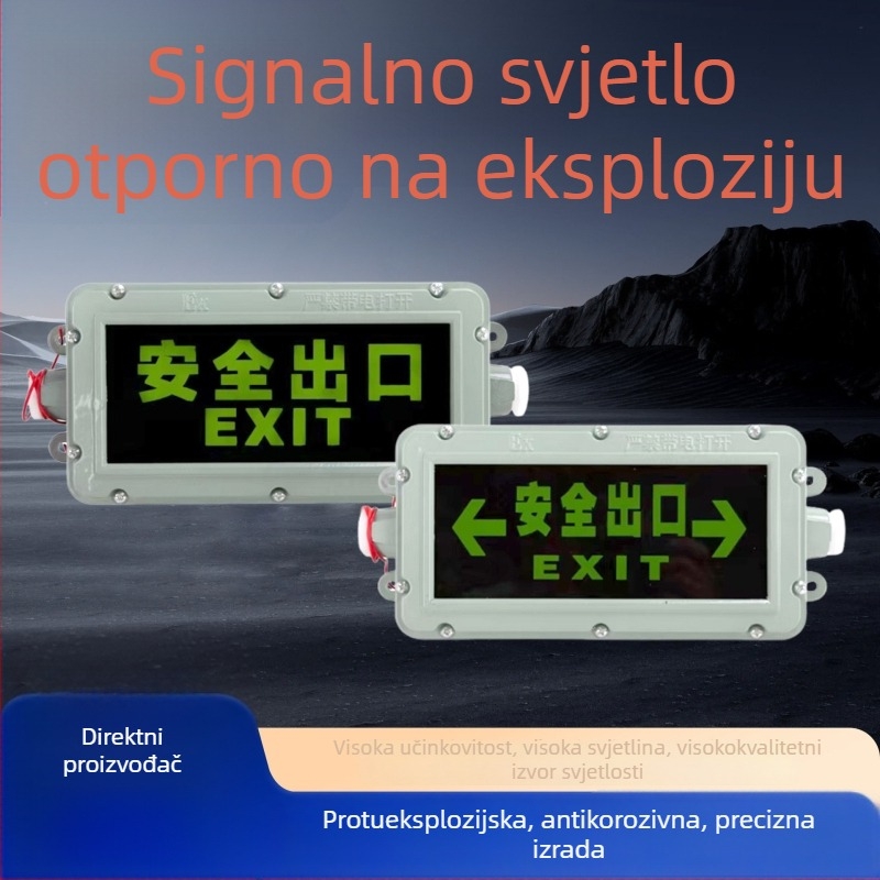 LED indikator izlaza s otpornošću na eksploziju, za hodnik, IP65, 220V