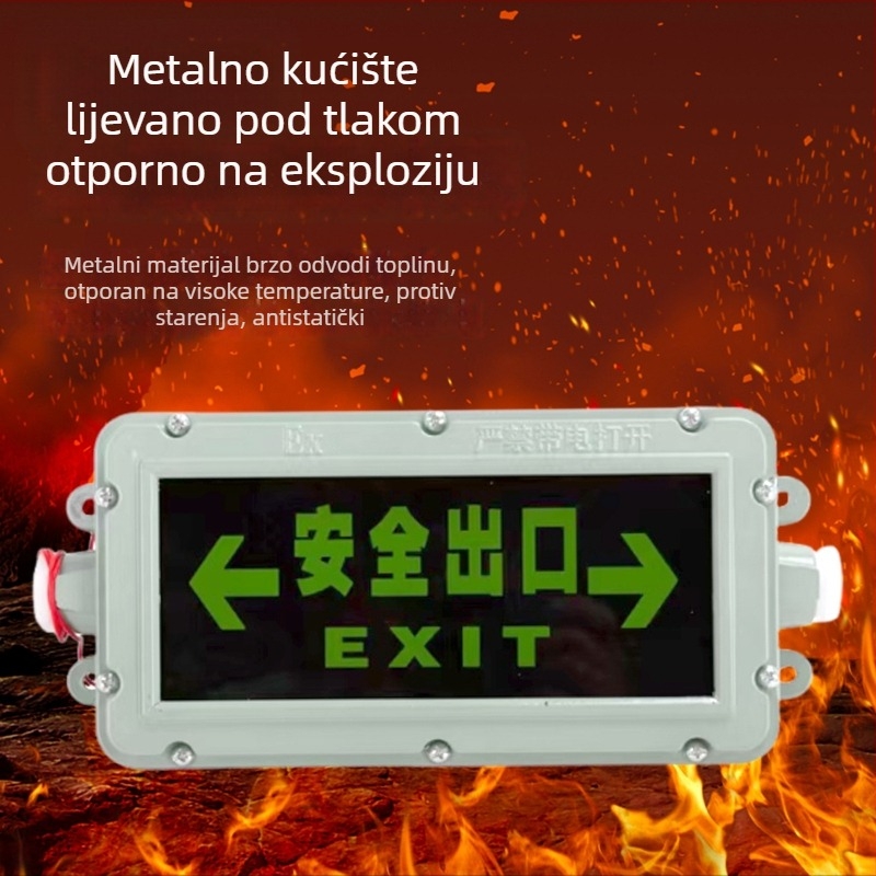LED indikator izlaza s otpornošću na eksploziju, za hodnik, IP65, 220V