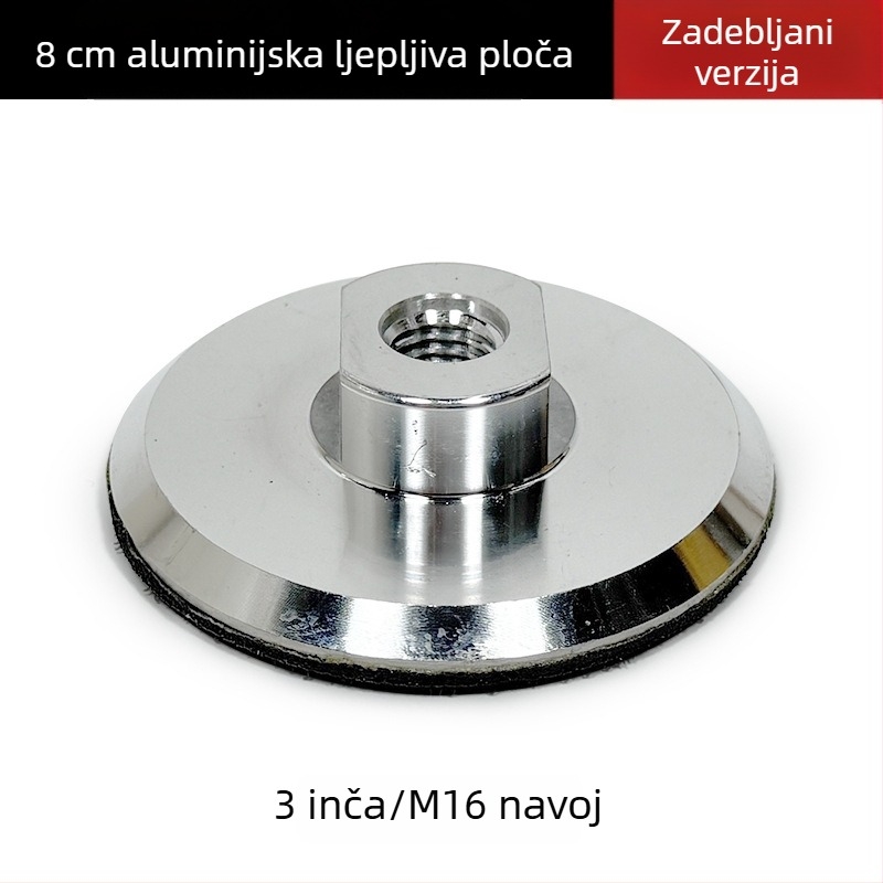 Samoljepljivi brusni disk od aluminijske legure sa usisnom čašicom – za kutnu brusilicu, brušenje i poliranje