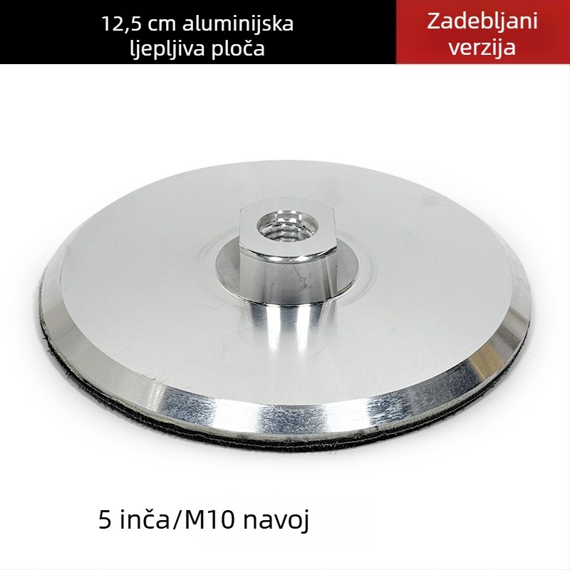 Samoljepljivi brusni disk od aluminijske legure sa usisnom čašicom – za kutnu brusilicu, brušenje i poliranje