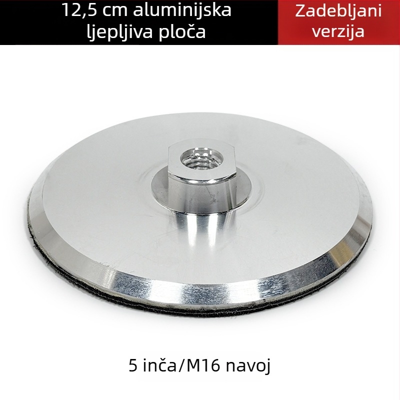 Samoljepljivi brusni disk od aluminijske legure sa usisnom čašicom – za kutnu brusilicu, brušenje i poliranje
