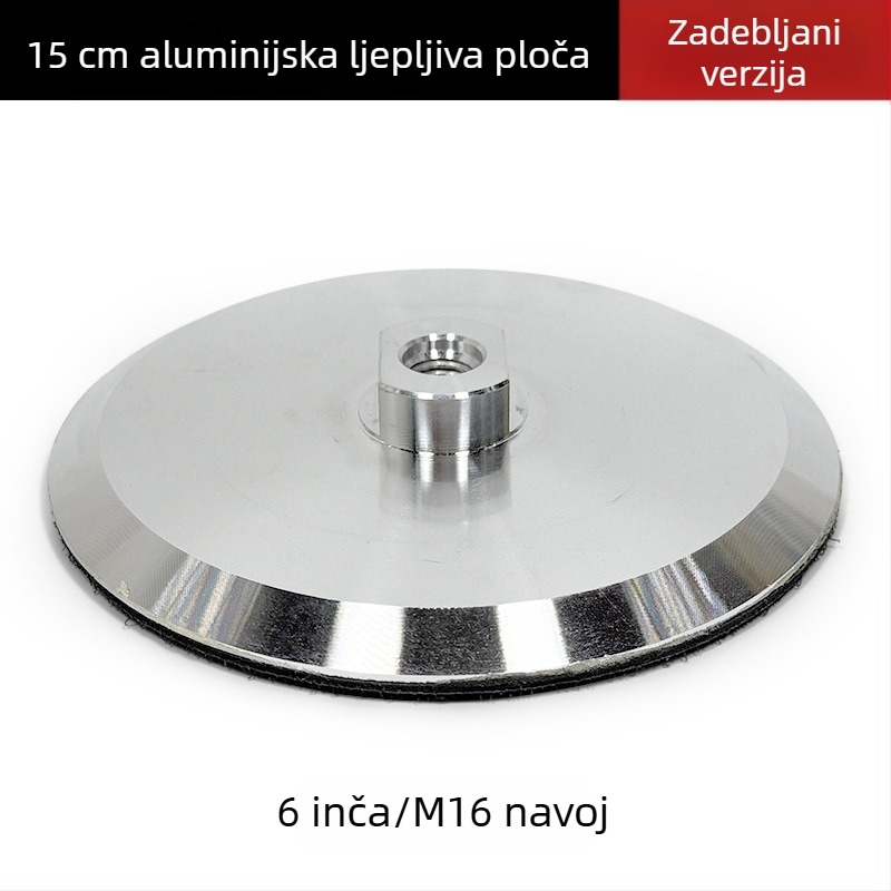 Samoljepljivi brusni disk od aluminijske legure sa usisnom čašicom – za kutnu brusilicu, brušenje i poliranje