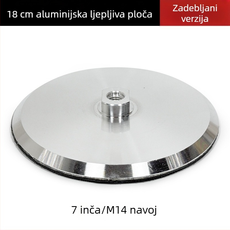 Samoljepljivi brusni disk od aluminijske legure sa usisnom čašicom – za kutnu brusilicu, brušenje i poliranje