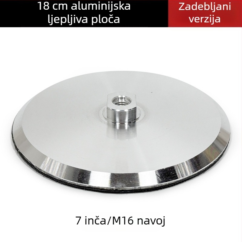 Samoljepljivi brusni disk od aluminijske legure sa usisnom čašicom – za kutnu brusilicu, brušenje i poliranje