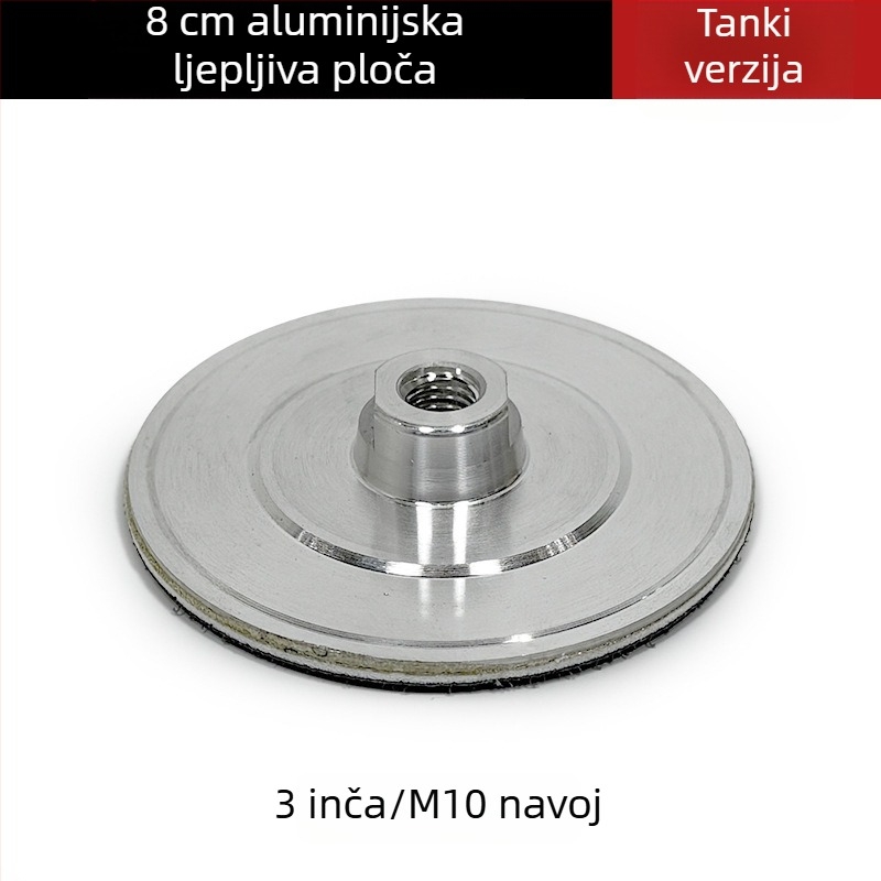 Samoljepljivi brusni disk od aluminijske legure sa usisnom čašicom – za kutnu brusilicu, brušenje i poliranje