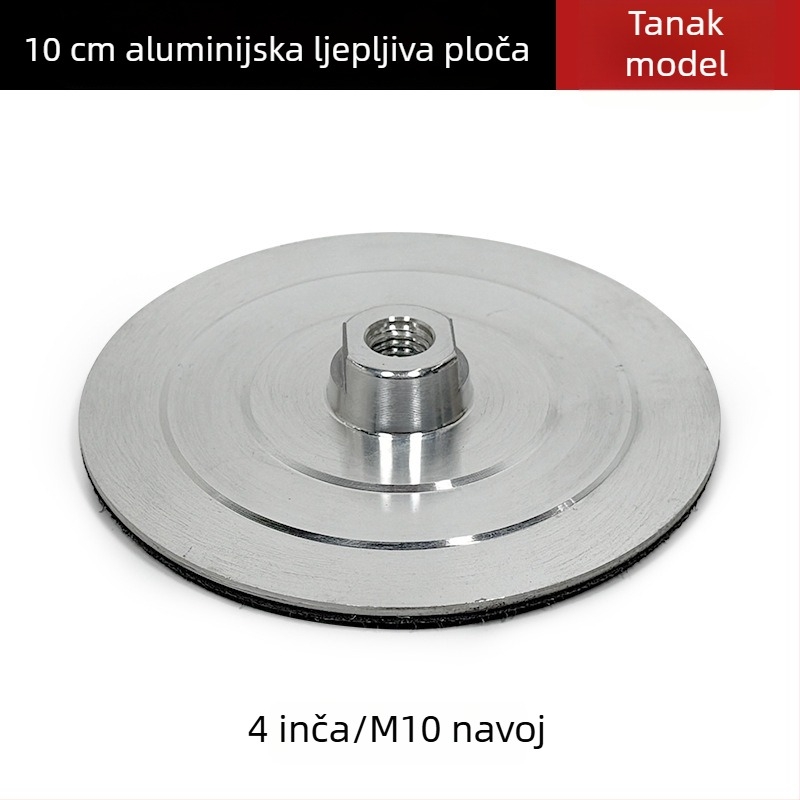 Samoljepljivi brusni disk od aluminijske legure sa usisnom čašicom – za kutnu brusilicu, brušenje i poliranje