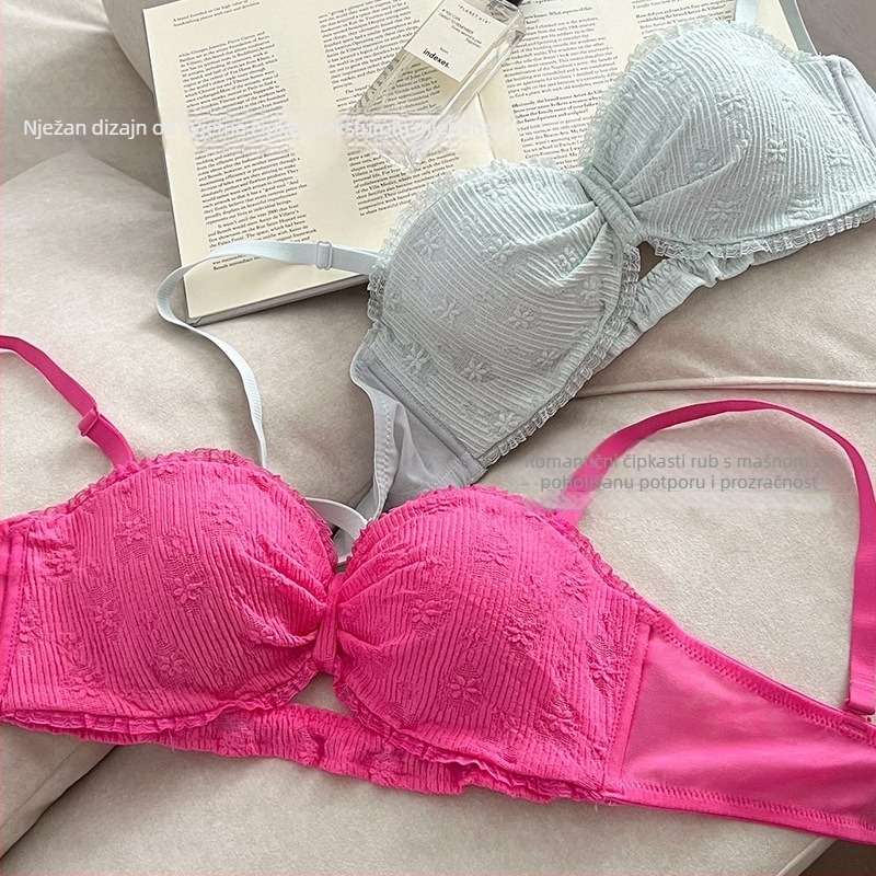 Sutien bez naramenica za mali bust, podizanje, protiv klizanja, košarica 3/4, najlon