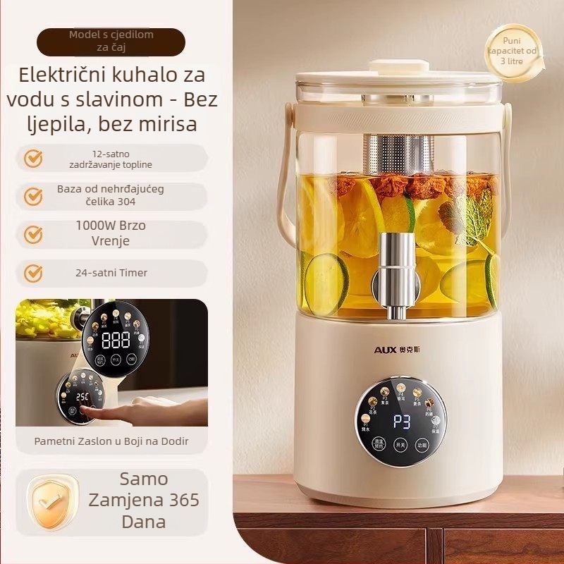 Čajnik za zdravlje bez ljepila, za kućnu upotrebu, višenamjenski čajnik za kuhanje i infuziju cvjetnog čaja, 2026 novi model