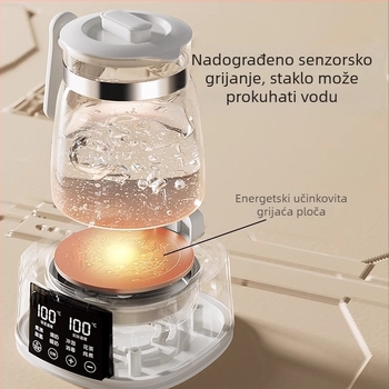 Little Bear Cjelovito stakleni zdravstveni lonac s automatskom pripremom mlijeka i kontrolom temperature za bebe