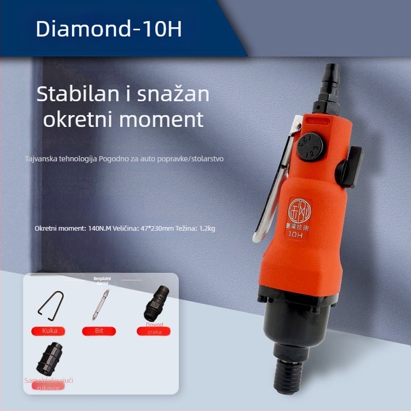 Diamond pneumatski odvijač velikog momenta, industrijske kvalitete, modeli 5H–16H (5301, 5303)