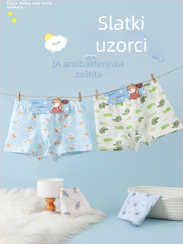Small Bay 10 komada muških pamuk boxer gaćice za dječake, 95% pamuk, 5% elastan, za djecu stariju od 8 godina