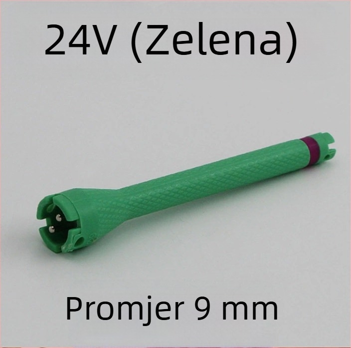 24V/220V digitalni štap za kovrčanje kose, vodootporan i otporan na eksploziju, duljina 11 cm