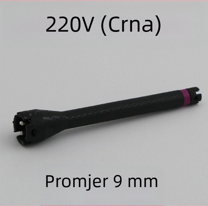 24V/220V digitalni štap za kovrčanje kose, vodootporan i otporan na eksploziju, duljina 11 cm