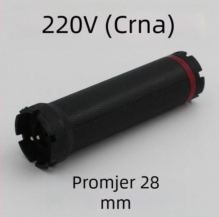 24V/220V digitalni štap za kovrčanje kose, vodootporan i otporan na eksploziju, duljina 11 cm