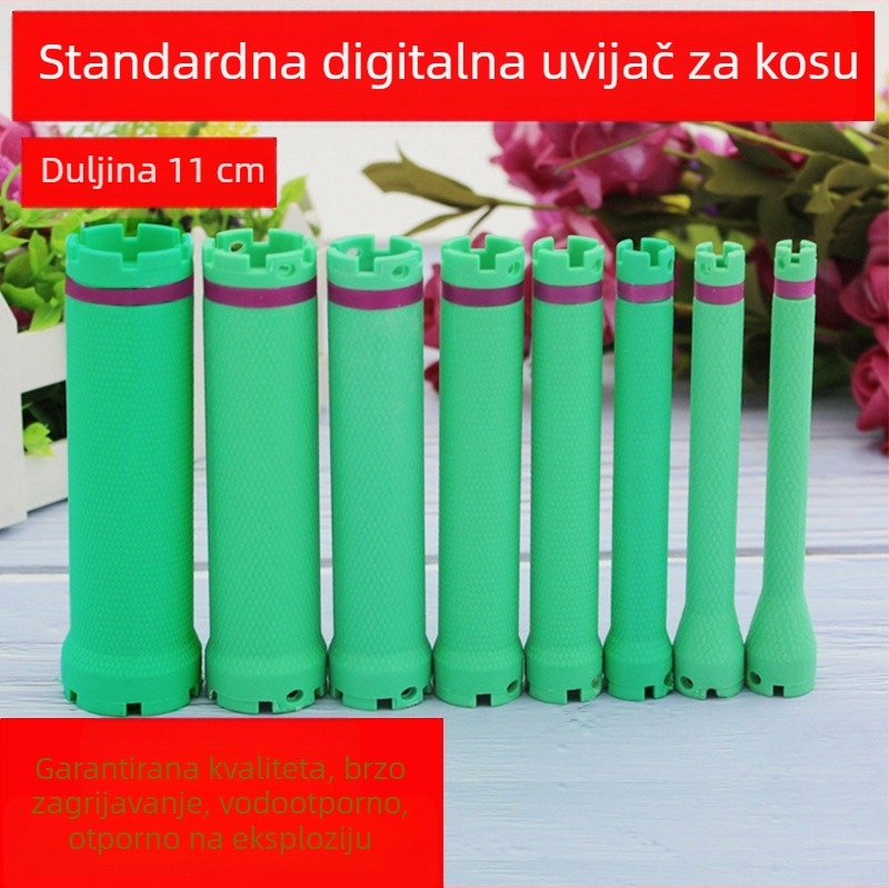 24V/220V digitalni štap za kovrčanje kose, vodootporan i otporan na eksploziju, duljina 11 cm