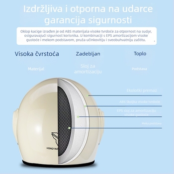 Kaciga za električni bicikl, unisex, polu-kaciga, četiri godišnja doba, protiv magljenja, prozračna, zaštita