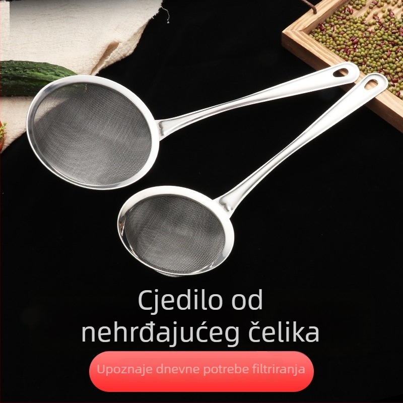 Kuhinjsko sito od nehrđajućeg čelika – filtr za sojino mlijeko, mreža za prženje i filtriranje pjene