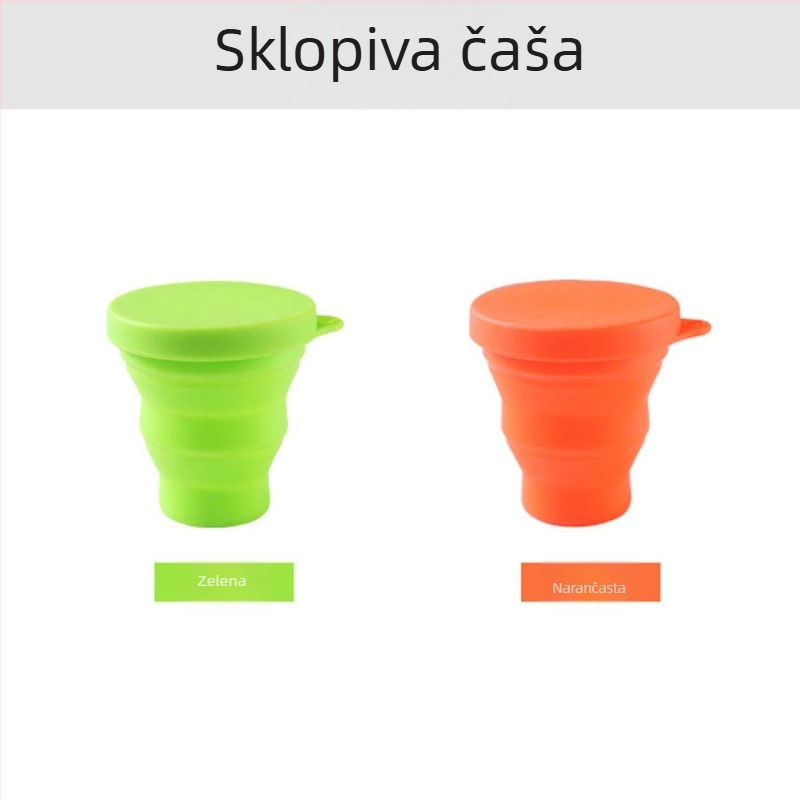 Silikonska kutija za obrok s poklopcem, sklopiva Bento kutija za kampiranje i putovanja, kvadratnog oblika, 800–1000 ml, mikrovalna kompatibilna, uključuje vilicu i žlicu, jednostavan moderni dizajn
