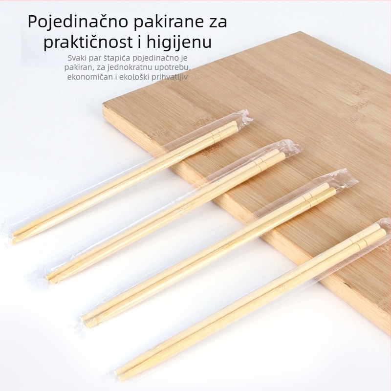 Jednokratne kružne štapići od bambusa za vanjski teambuilding, pojedinačno pakirani, biološki razgradivi