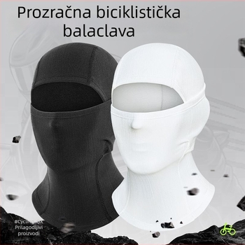 Jesensko-zimska maska za vožnju biciklom s bambus jacquardom, brzo suši, zaštita vrata od vjetra, jednobojna, unisex, unutarnja navlaka kacige