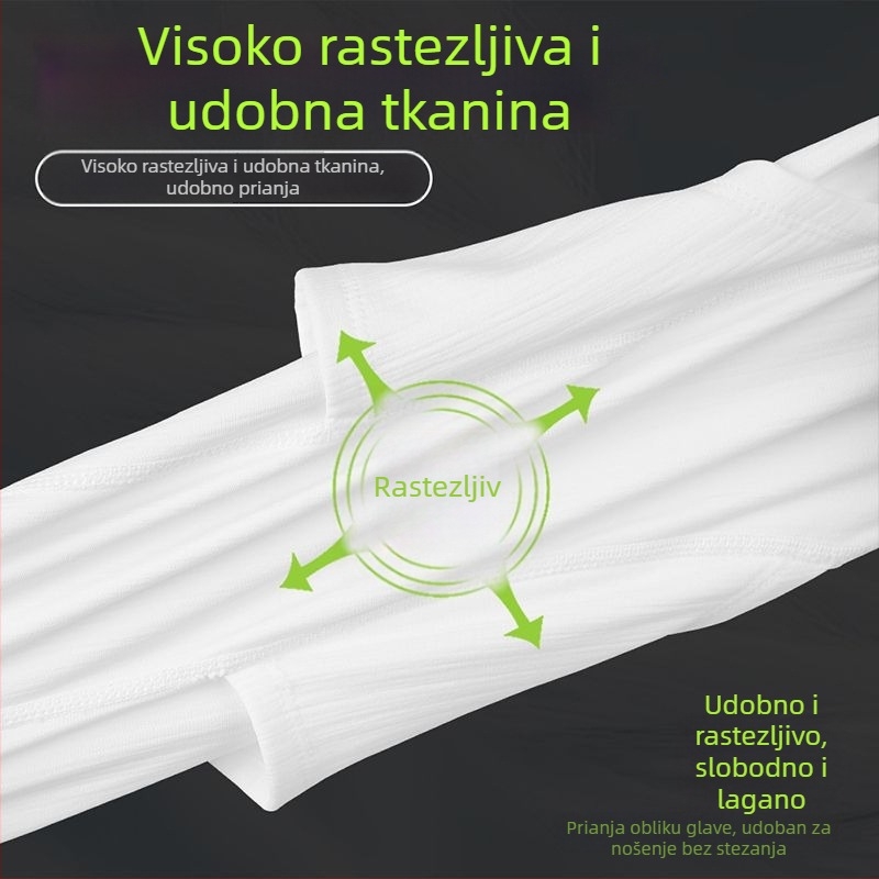 Jesensko-zimska maska za vožnju biciklom s bambus jacquardom, brzo suši, zaštita vrata od vjetra, jednobojna, unisex, unutarnja navlaka kacige