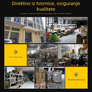 Nehrđajuća čelična okrugla ploča s dubokim i debelim profilom, elektroplatirani završetak, zapadni stil, za kućnu upotrebu