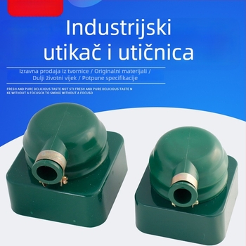Industrijski gumeni priključak i utičnica, vodootporni i otporni na padove, okrugli trofazni četverovodični konektor, 16A/25A/32A/60A, 440V