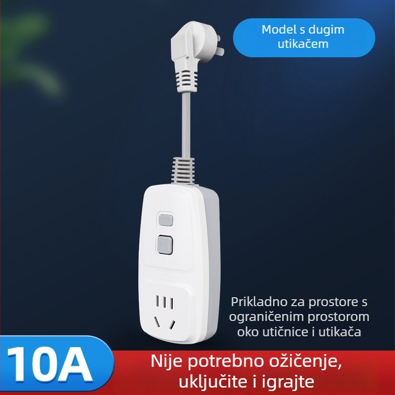 Prekidač utičnice s zaštitom od curenja za visokou energijom uređaje, 10A-16A, za klima uređaje i električne bojler