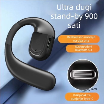 Nothing 2025 Otvorene uho Bluetooth bežične slušalice za jedno uho, za lijevo ili desno nošenje, dugotrajna baterija, redukcija buke